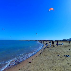 Plage de sable magnifique