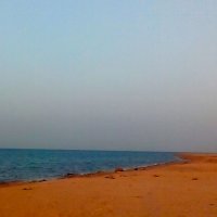 Longue plage de sable